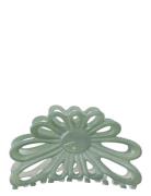 Flower Claw 8Cm Water Green Accessories Hair Accessories Hair Claws Gr...