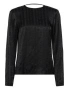 Amalia Tops T-shirts & Tops Long-sleeved Black Tiger Of Sweden