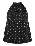 Palet-M Tops T-shirts & Tops Sleeveless Black MbyM