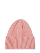 Knitted Beanie Accessories Headwear Hats Beanie Pink Garbo&Friends