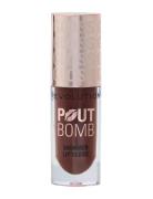 Revolution Pout Bomb Shimmer Gloss Chocolate Sparkle Lipgloss Sminke B...