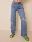 Noisy May - Straight leg jeans - Light Blue Denim - Nmamanda Nw Dest J...