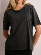 Only - T-Shirts - Black - Onlonly Life Washed S/S Top Jrs Noo - Topper...