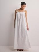 JJXX - Maxikjoler - White - Jxkarla Linen Blend Long Dress Wvn - Kjole...