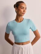 Only - Crop tops - Crystal Blue - Onlea S/S Short Top Jrs - Topper & t...