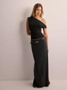 Selected Femme - Lange skjørt - Black - Slfnola Hw Ankle Slim Skirt - ...