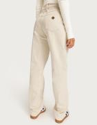 Abrand Jeans - Beige - 95 Mid Straight Tall Natural