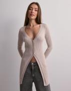 Only - Beige - Onljenna Life Ls Long Cardigan Cc K