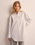 Selected Femme - Hvit - Slfaura Ls Shirt B