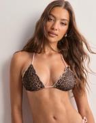 Nelly - Multi/Mønstrete - Frilled Contrast Bikini Top