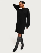 Object Collectors Item - Svart - Objreynard L/S Knit Dress Noos