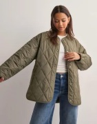 Pieces - Grønn - Pcstella Quilted Jacket Noos Bc