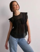 Nelly - Svart - Lovely Blouse Top