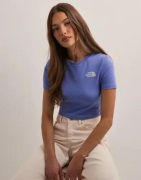 The North Face - Blå - W S/S Essential Cropped Slim Tee