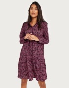 JDY - Multi/Mønstrete - Jdypiper L/S Aop Shirt Dress Wvn Di