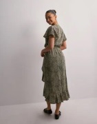 JDY - Multi/Mønstrete - Jdypiper S/S Midi Flounce Dress Wvn