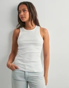 Pieces - Hvit - Pcruka Boxer Tank Top Noos Bc