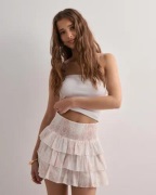 Nelly - Blomstrete - Frill Skirt