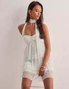 Nelly - Hvit - Dreamy Frill Short Dress