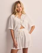 OBJECT - Hvit - Objsanne Hw Wide Shorts Noos