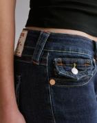 True Religion - Blå - Joey Low Rise Flare