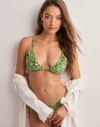 BECKSÖNDERGAARD - Grønn - Fleurie Bella Frill Bikini Top
