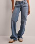 Only - Blå - Onljuicy Lw Wide Leg Dnm REA365 Noo