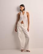 Pieces - Hvit - Pcalexis Halterneck Top D2D