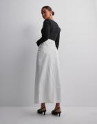 Neo Noir - Hvit - Frankie Denim Skirt