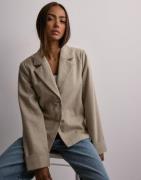 OBJECT - Beige - Objnicole L/S Wool Jacket Noos