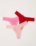 Nelly - Rosa - What I Like Thong 3-pack
