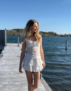 Nelly - Hvit - Romantic Lace Sleeveless Top