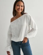 Nelly - Hvit - Volume Blouse