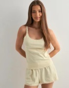 Hunkemöller - Gul - Singlet Pointelle Lace