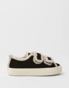 Inuikii - Svart - Shearling Low Velcro