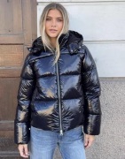 Nelly - Svart - Everyday Shiny Puffer Jacket