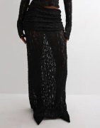 Nelly - Svart - Romantic Lace Maxi Skirt