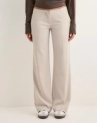 Nelly - Beige - No Waist Relaxed Suit Pants