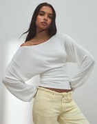 Nelly - Hvit - My Chill Boatneck Sweat