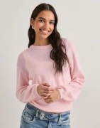 Pieces - Rosa - Pcnaomi Ls O-Neck Knit Noos Bc
