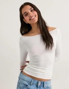 Nelly - Hvit - Ultra Soft LS Top
