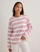 Pieces - Rosa - Pcmila Ls Loose Tee Jrs Noos Bc
