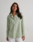 Only - Grønn - Onloregon Alva Ls Reg Shirt Noos Wv