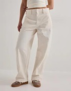 Only - Hvit - Onlclair Mw Barrel Pant Pnt Noos