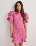 Vero Moda - Blomstrete - Vmfiona Ss High Neck Short Dress Ex