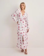 Vero Moda - Rosa - Vmlisa Ls V-Neck Long Dress Wvn