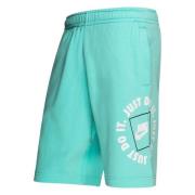 Nike Shorts NSW Fleece JDI - Turkis/Hvit