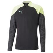 PUMA Treningsgenser IndividualCUP 1/4 Glidelås - Sort/Fast Yellow