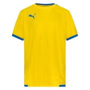 PUMA Trenings T-Skjorte teamLIGA - Gul/Electric Blue Lemonade Barn