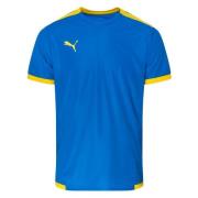 PUMA Trenings T-Skjorte teamLIGA - Electric Blue Lemonade/Gul